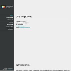 JSE Mega Menu - Joomseller Wiki