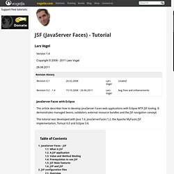 JSF (JavaServer Faces) Tutorial