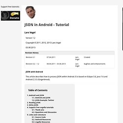 JSON in Android