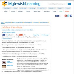 Judaism & Numbers