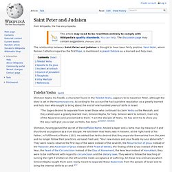 Saint Peter and Judaism