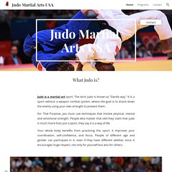 Judo Martial Arts USA