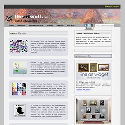 Juegos de Arte, Art games en theArtWolf.com