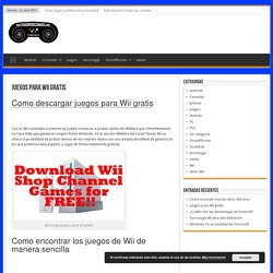 Juegos para Wii gratis - ChipsBcn.com