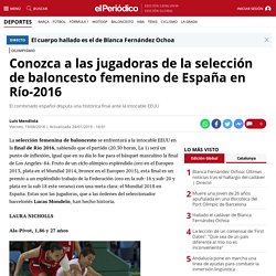 Así son las jugadoras de España de baloncesto femenino de Río-2016
