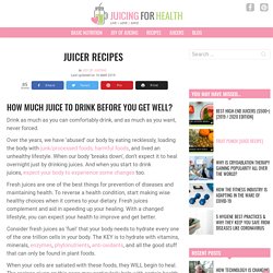 Free Juicer Recipes
