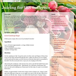 Juicing for IBS Sufferers
