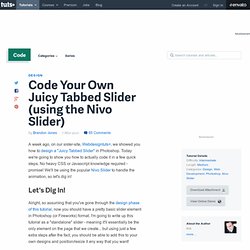 Code Your Own Juicy Tabbed Slider (using the Nivo Slider)
