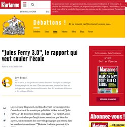 "Jules Ferry 3.0", le rapport qui veut couler l’école