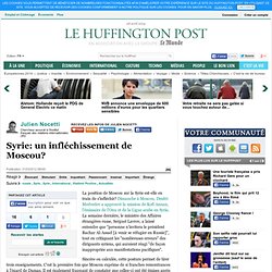 Syrie: un infléchissement de Moscou?