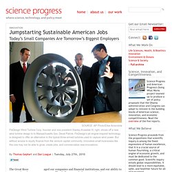 Jumpstarting Sustainable American Jobs