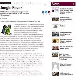 Jungle Fever - By John Tooby - Slate Magazine - (Build 20100722150226)