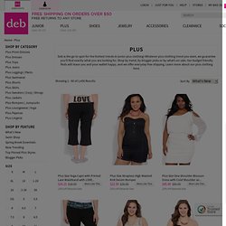 shop plus size fashion at debshops.com