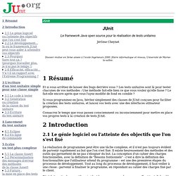 JUnit - Les tests unitaires en Java