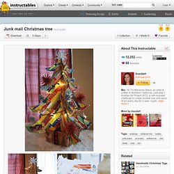 Junk mail Christmas tree