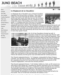 Juno Beach - Le Régiment de la Chaudière