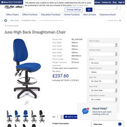 Juno High Back Draughtsman Chair