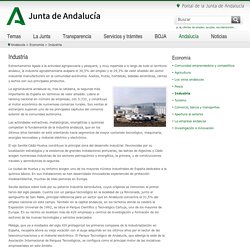 Junta de Andalucía - Andalucía: Industria