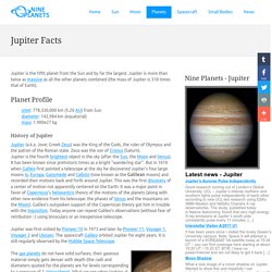 Jupiter  l  Jupiter facts, pictures and information.