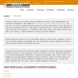 Jupiter - Speed Locksmith & Security Inc