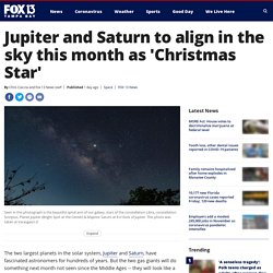 Jupiter and Saturn to align in the sky this month as 'Christmas Star'