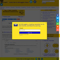 Top 5 Best Jupyter Notebook Extensions