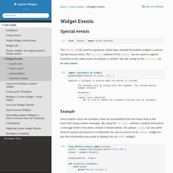 Widget Events — Jupyter Widgets 7.5.1 documentation