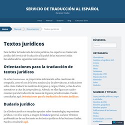 Servicio de Traducción al Español