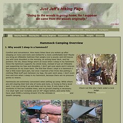 Just Jeff's Hammock Camping Page