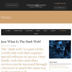 Just What Is The Dark Web?