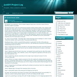 justDIY Project Log » Bi-Directional LEDs