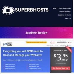 Justhost Review 2021 - Check Out Our Justhost Web Hosting Review Now
