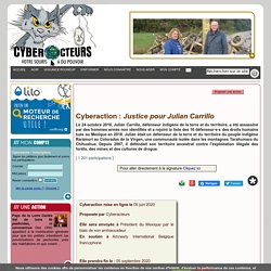Justice pour Julian Carrillo cyberaction