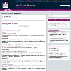 Mariage en France