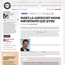 FaDet: la justice est moins importante que le fisc » Article » OWNI, Digital Journalism