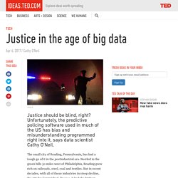 Justice in the age of Big Data