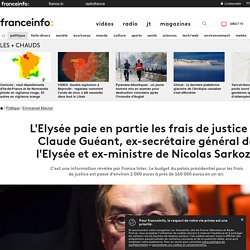 L'Elysée paie en partie les frais de justice de Claude Guéant, ex-secrétaire général de l'Elysée et ex-ministre de Nicolas Sarkozy