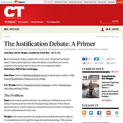 The Justification Debate: Wright & Piper