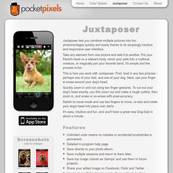 Juxtaposer - Fun and Intuitive Photo Compositing App for your iP