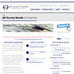 JW Surety Bonds Scholarship
