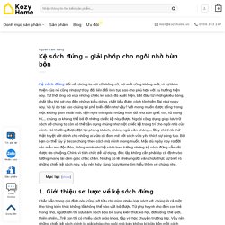 Kệ sách đứng - giải pháp cho ngôi nhà bừa bộn