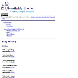 K12 Open Ed - ebooks