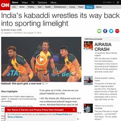India's kabaddi back in sporting limelight
