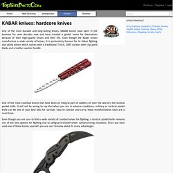 KABAR knives: hardcore knives