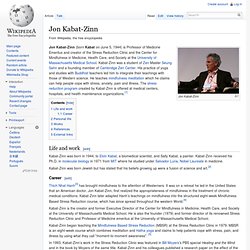 Jon Kabat-Zinn