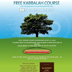 Free Kabbalah Course - Kabbalah Education Center, Bnei Baruch