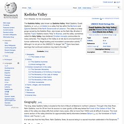 Kadisha Valley
