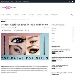 Best Kajal For Eyes in India With Price