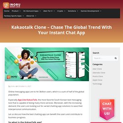 Kakaotalk Clone - Chase The Global Trend With Your Instant Chat App