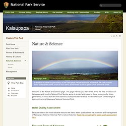 Nature & Science - Kalaupapa National Historical Park